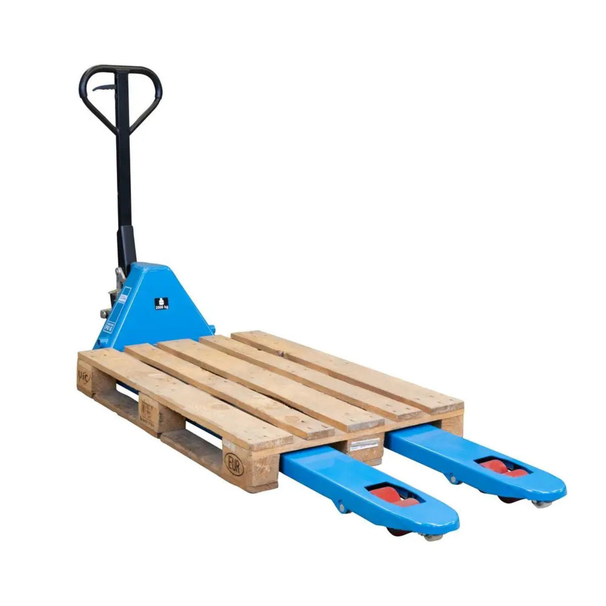 Carro elevador manual Güde 2500 kg – PU (horquillas 1800 mm)
