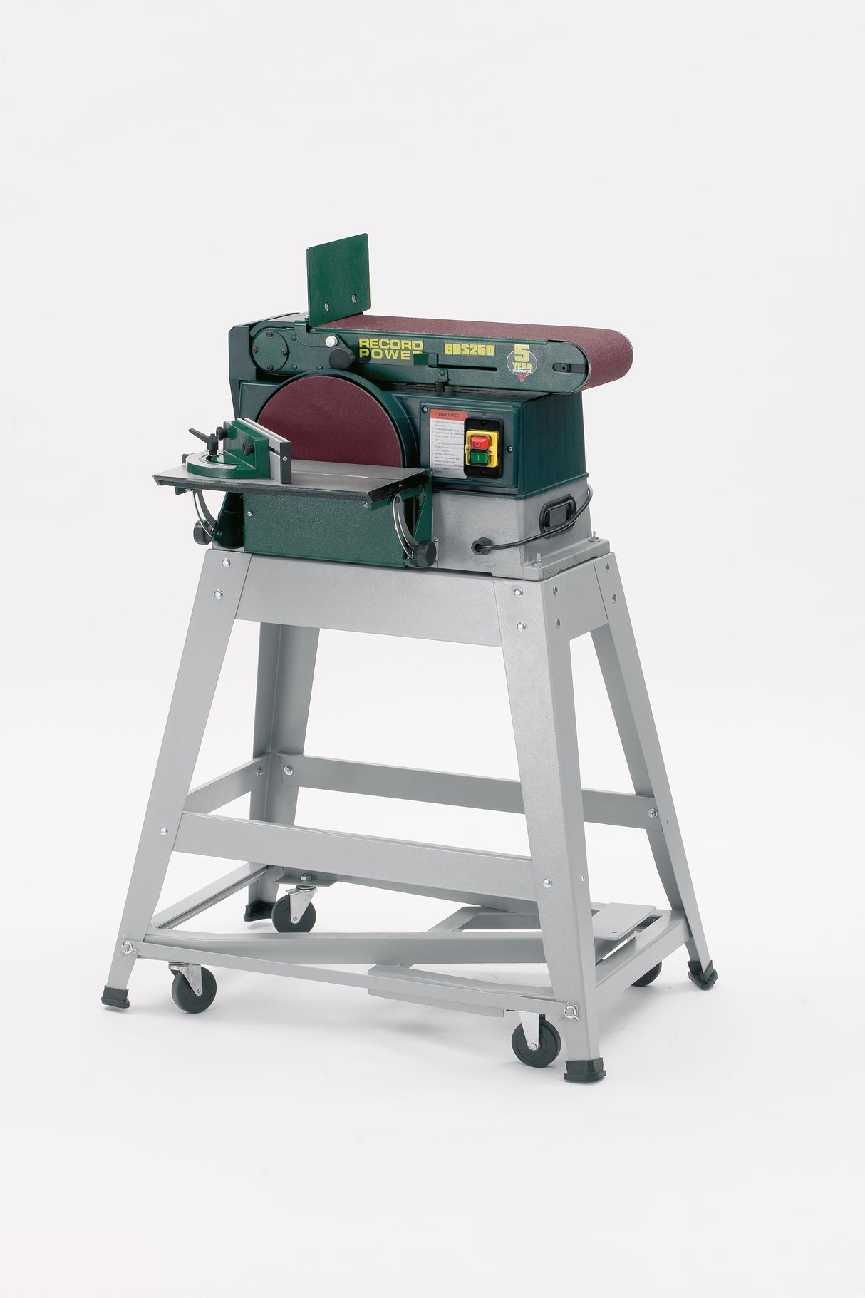 Record Power BDS250 - Levigatrice a nastro e disco professionale