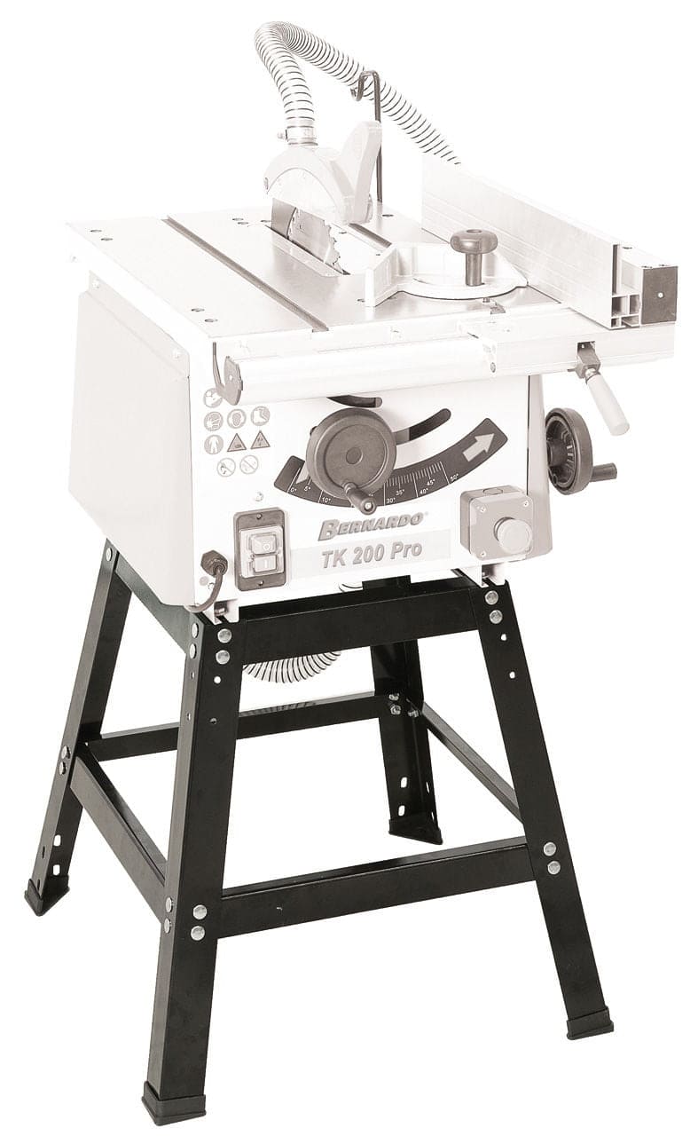 Struttura di supporto aperta per TK 250 PRO, realizzata in acciaio, progettata per migliorare stabilità, ergonomia e accessibilità durante la lavorazione.