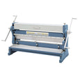 Macchina Bernardo 1060 Profi 3 in 1 per taglio, piegatura e calandratura con segmenti intercambiabili e barra di taglio rettificata.