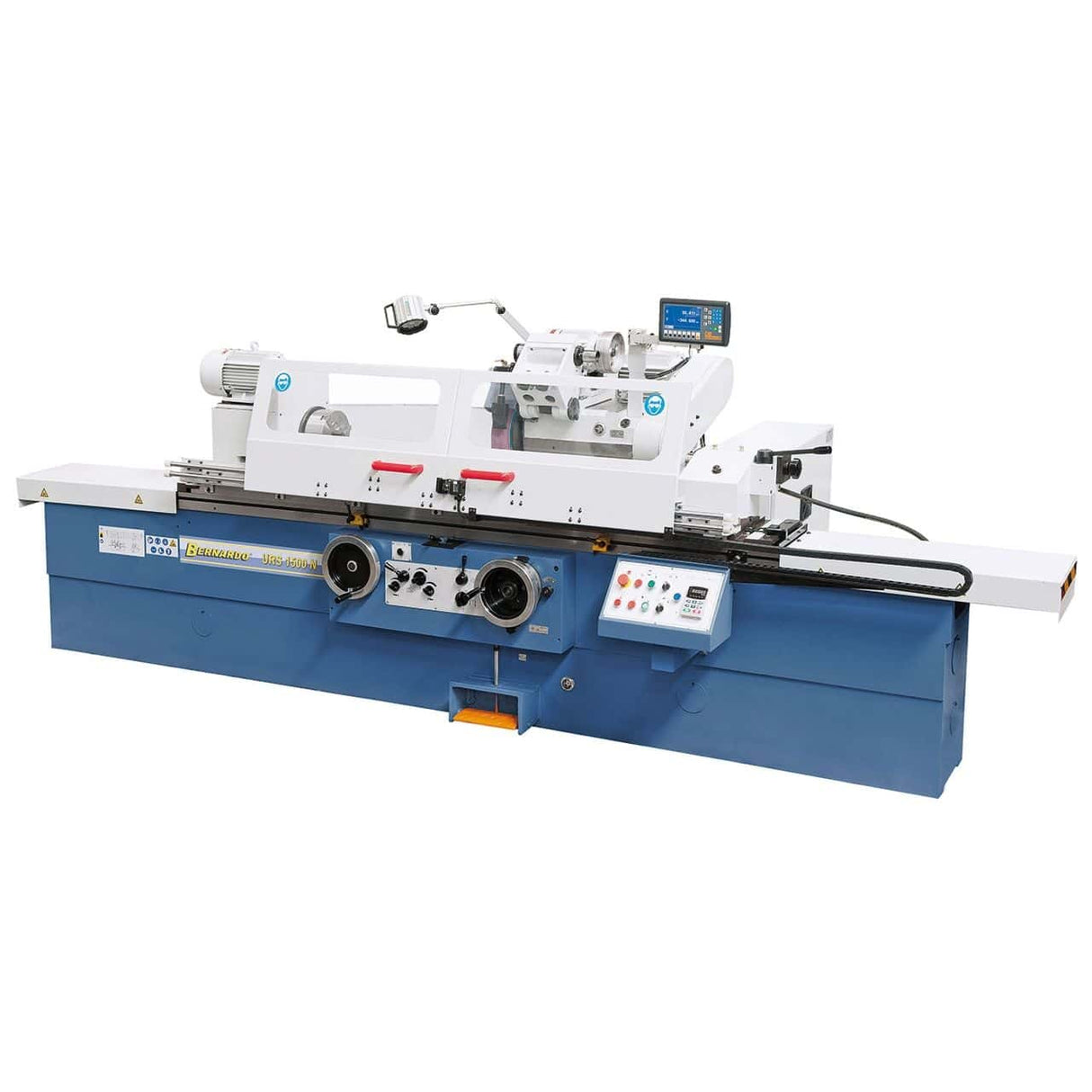 Smerigliatrice cilindrica universale Bernardo URS 1500 N con distanza tra le punte 1500 mm, mola Ø 400 mm e visualizzatore digitale a 2 assi.