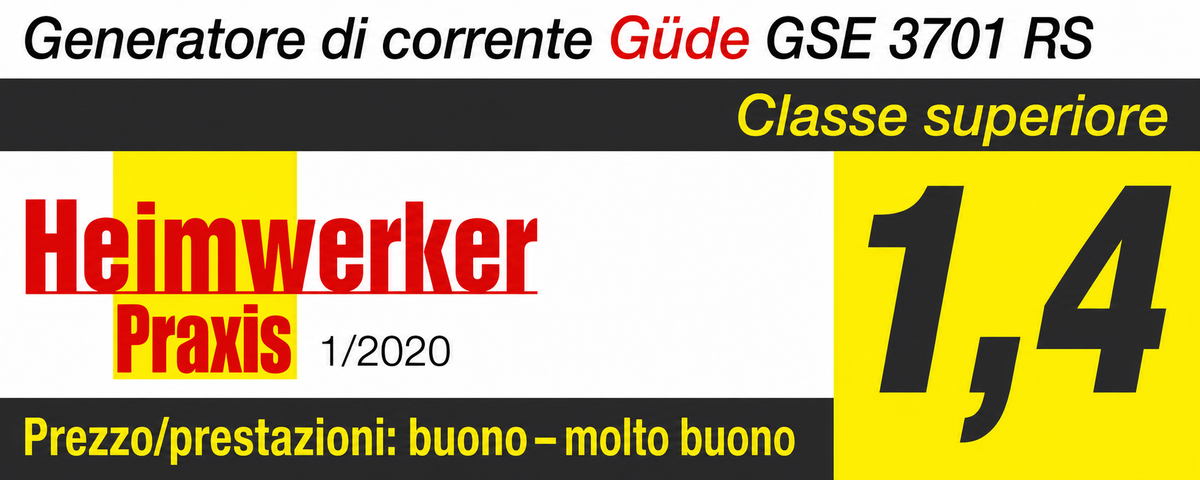 Generador a gasolina Güde GSE 3701 RS