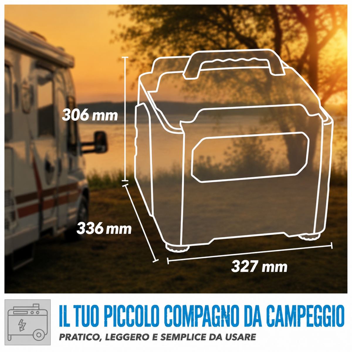 Generador de corriente Guede de corriente inverter 1200 W ISG 1200-1 Q
