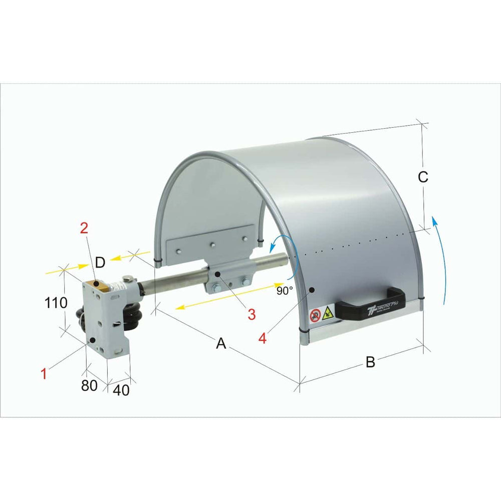 Dispositivi di protezione per torni PTO 03/400
