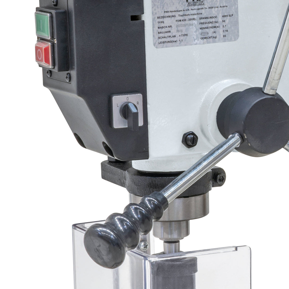Trapano a colonna Vario FDM 430 - 20 VRL / 400 V - vista destra