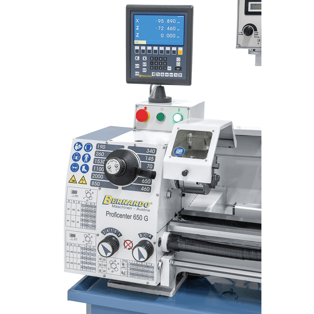 Torno fresadora Bernardo Proficenter 650 G / 400 V con DRO 2 ejes