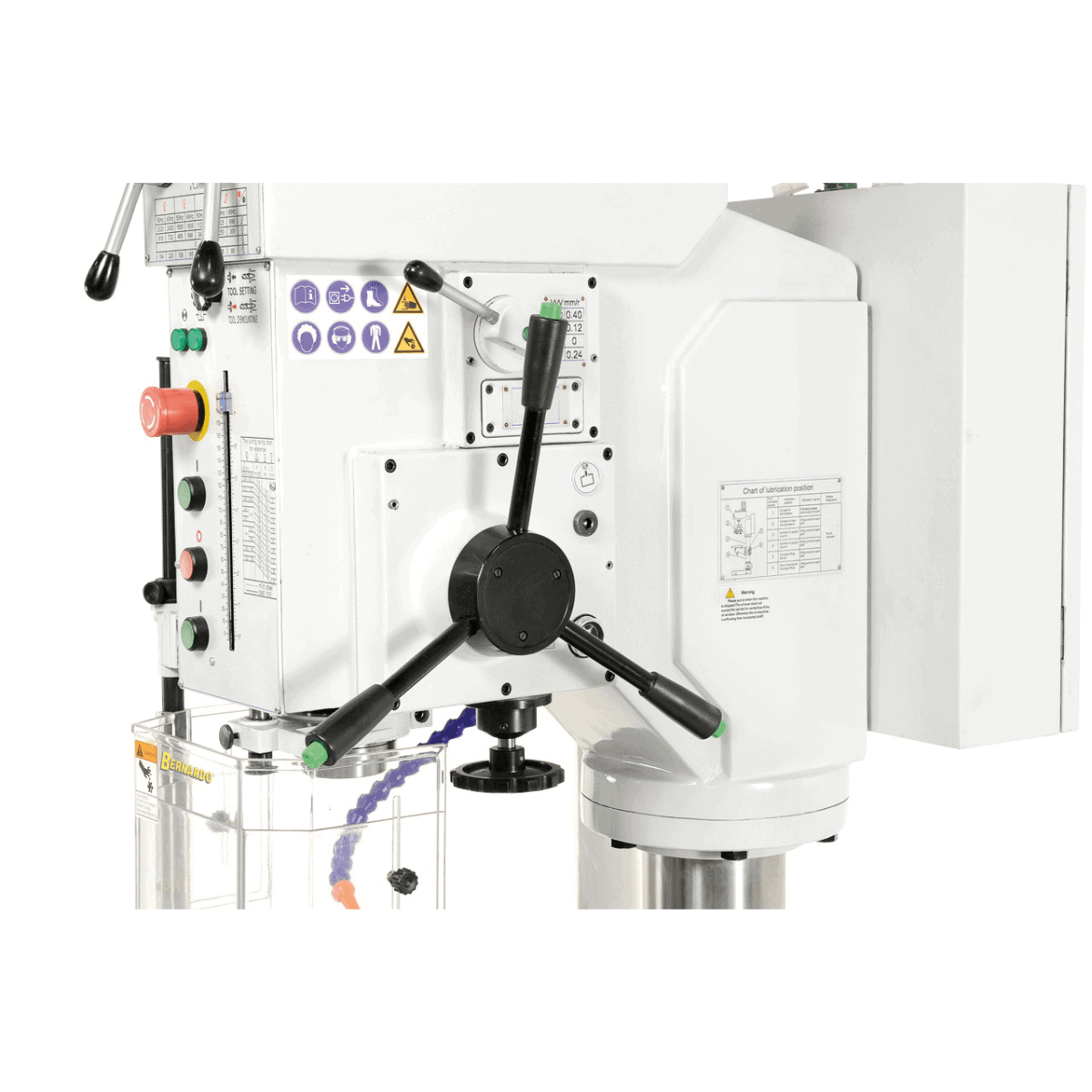 Trapano ad ingranaggi GB 40 N con tavola girevole