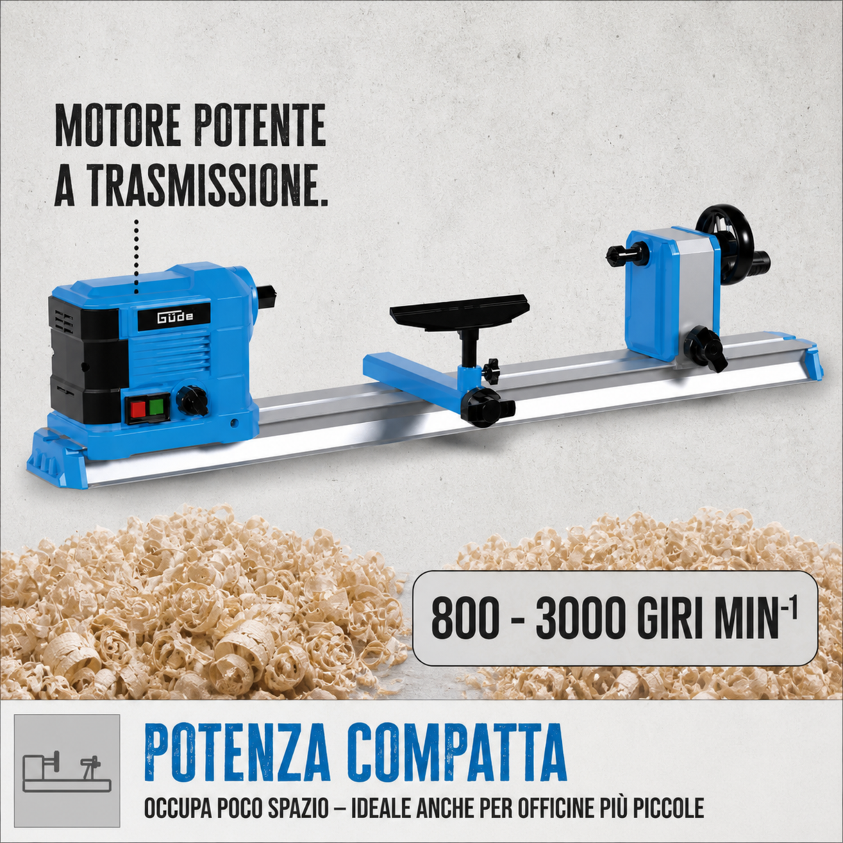Torno para madera Guede Güde GDM 600