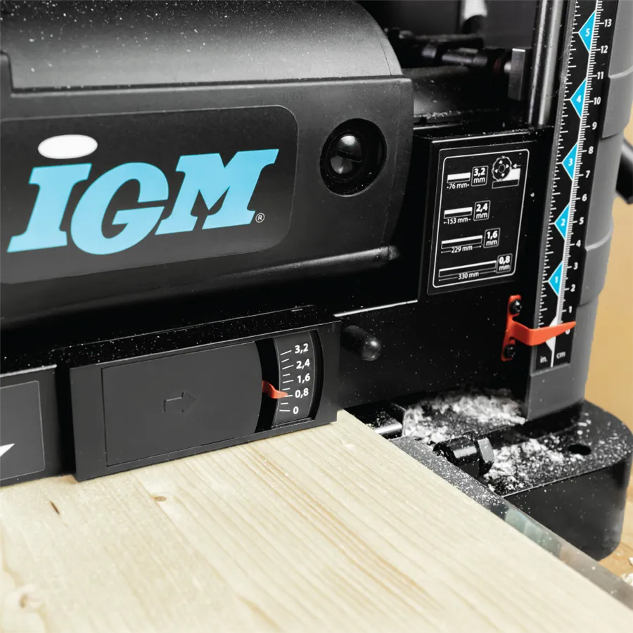 Regruesadora portátil IGM PS33 – testata a helicoidal 36 insertos HW