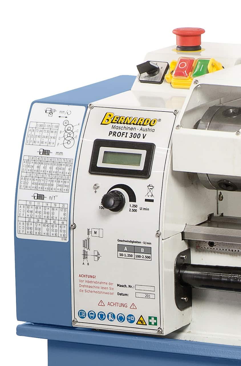 Bernardo Tornio Patrona Profi 300 V ā Tornio da banco compatto 230 V