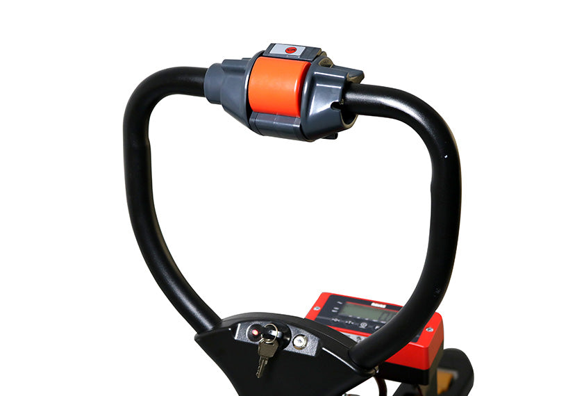 Transpaleta eléctrico RAVAS Ergo truck-2 – tracción eléctrica, pesaje integrada, Li-ion 24V