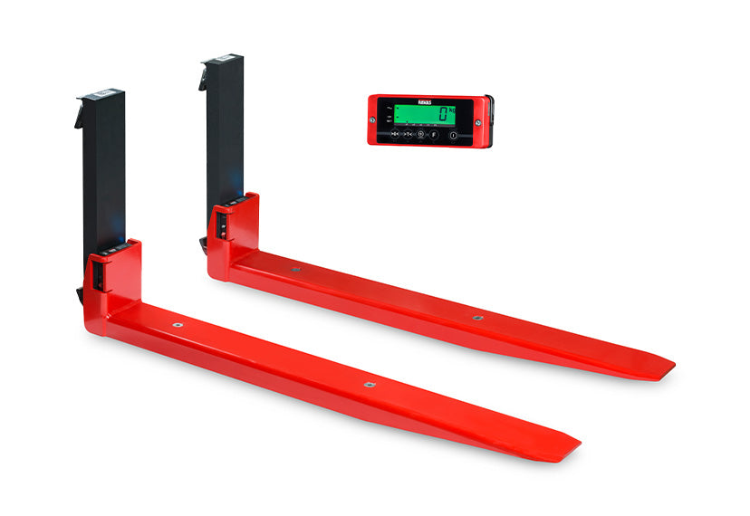 Horquillas pesatrici wireless RAVAS iforks-32 – plug & weigh, Li-ion, capacidad hasta 5.000 kg