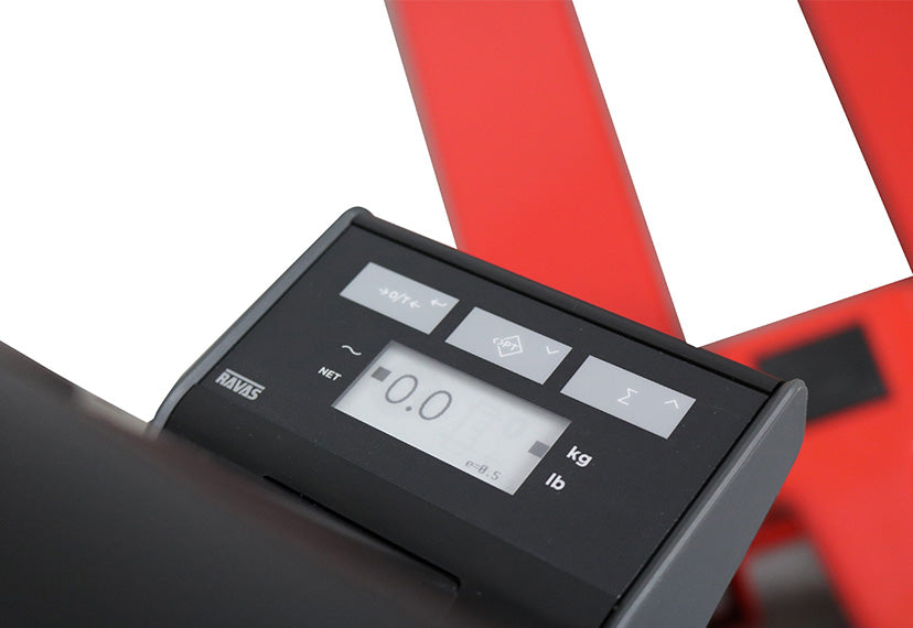 Transpaleta pesapalés RAVAS ipt essential – tecnologia redbox, Li-ion 6 mesi, display EPD