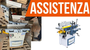 Riparazione piallatrice filo e spessore AD 260 S con albero a spirale