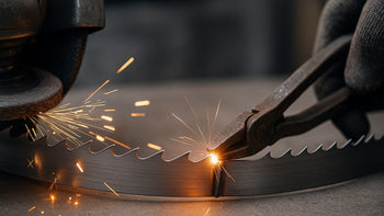 Come affilare e saldare una lama per sega a nastro