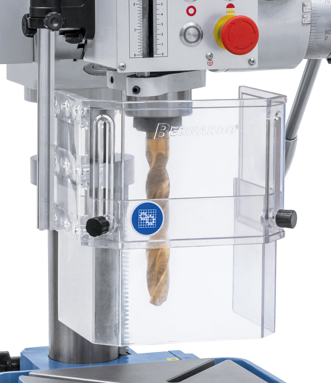 Taladro de columna de banco Bernardo DMT 25 PFV – roscado M20 y avance automático