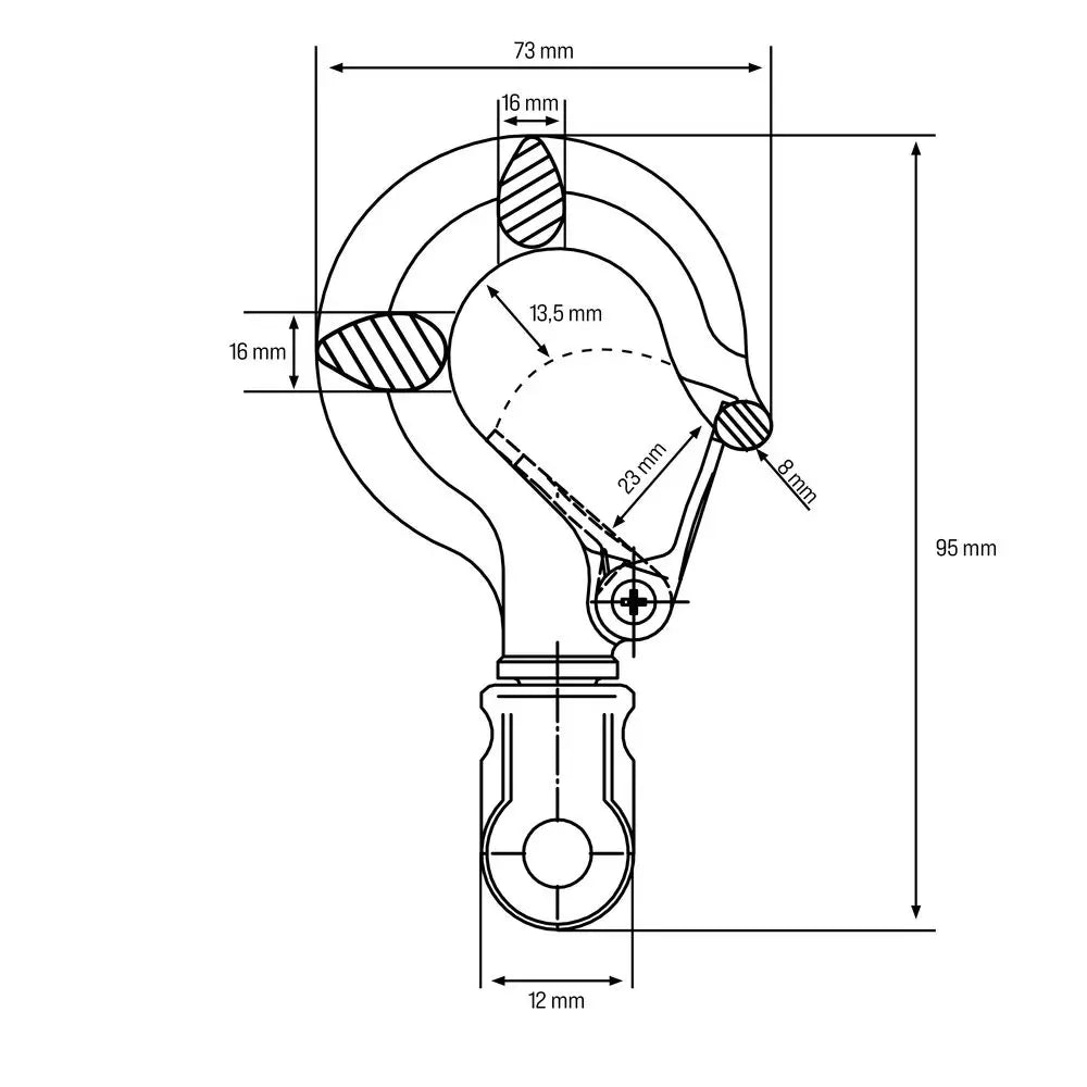 Polipasto eléctrico a cadena Güde GEKZ 300 – capacidad 300 kg, cadena 3 m, IP54