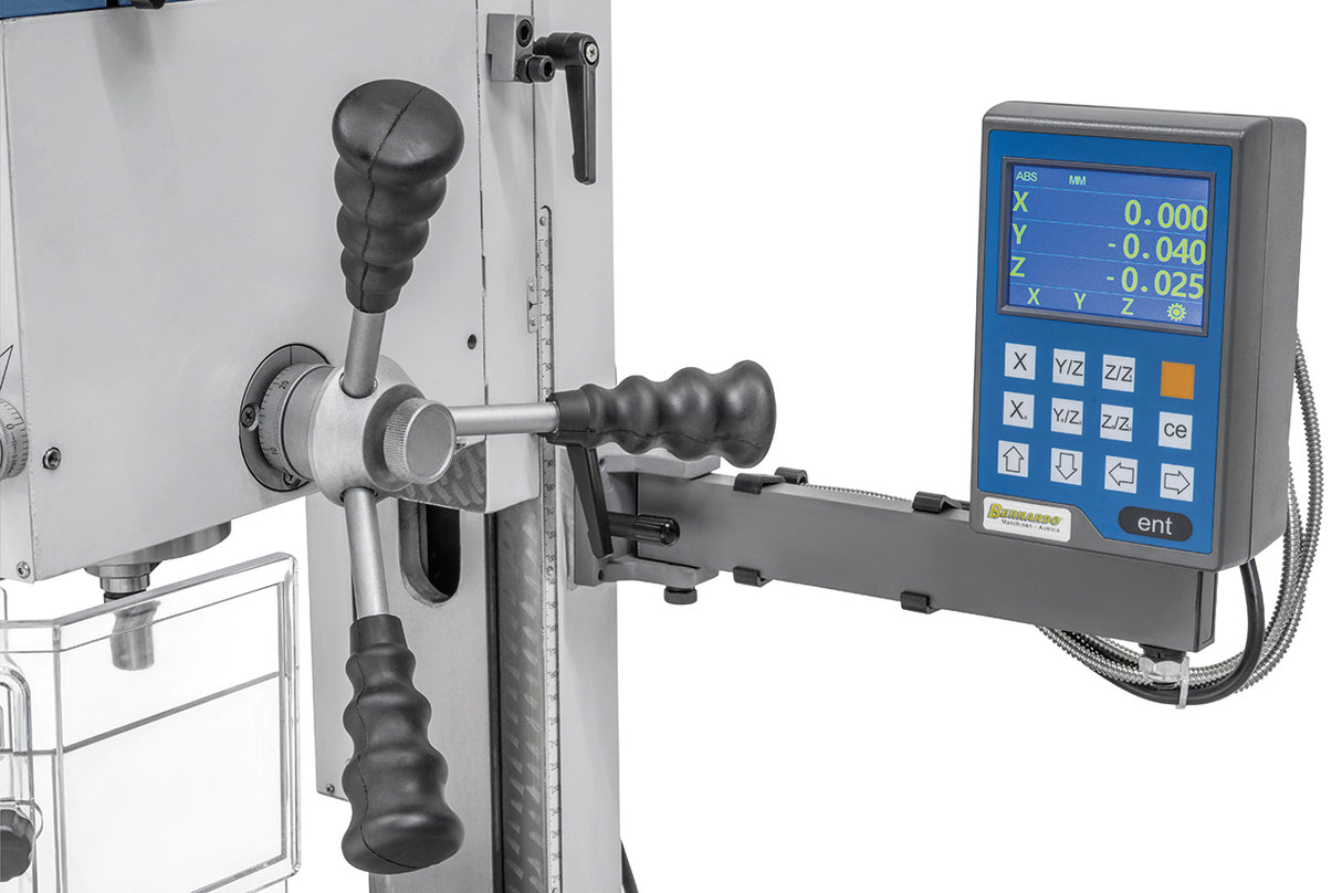 Trapano fresatrice Bernardo BF 18 BDC con DRO 3 assi DT 40 – 230V