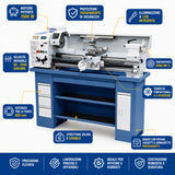 Bernardo torno para metal Profi 900 Vario - 230 V