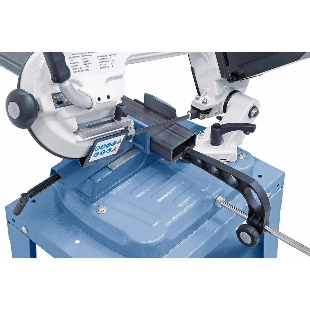 Sega a nastro in metallo mobile Vario 125