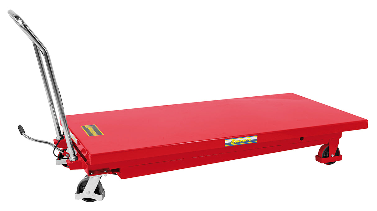 Tavolo di sollevamento a piattaforma idraulico con piano grande TG 500