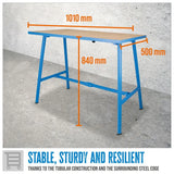 Banco da lavoro pieghevole Güde GWB 100/50F – 150 kg