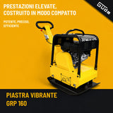 Attrezzatura edile Guede Piastra Vibrante GRP 160 30 kN