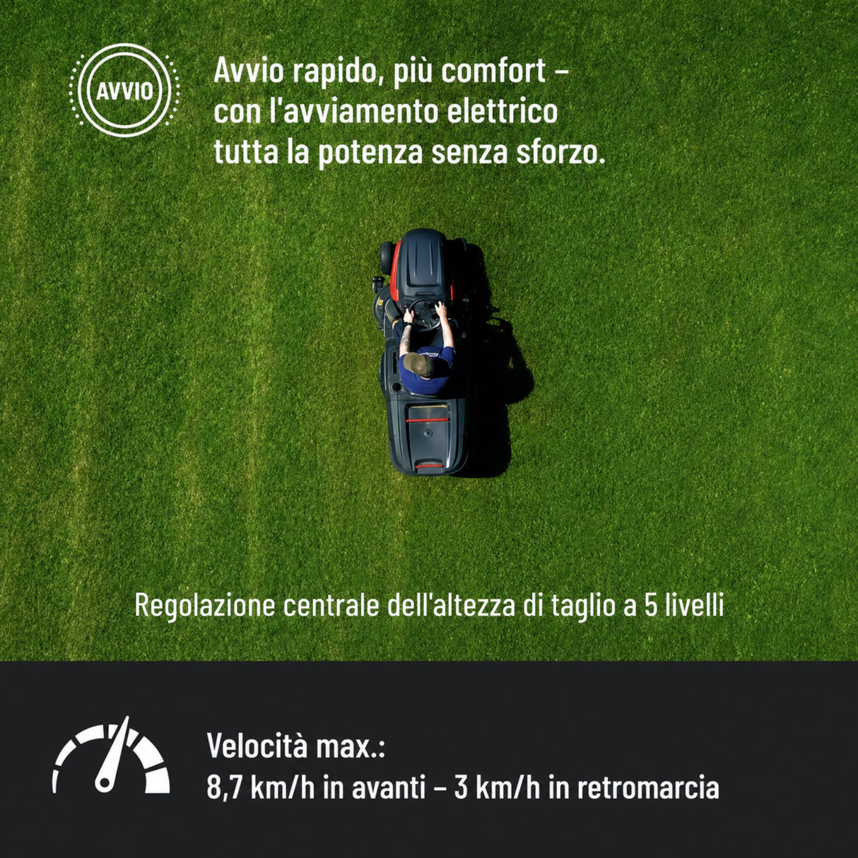 Trattorino tagliaerba Güde GAR 960 T Hydrostat
