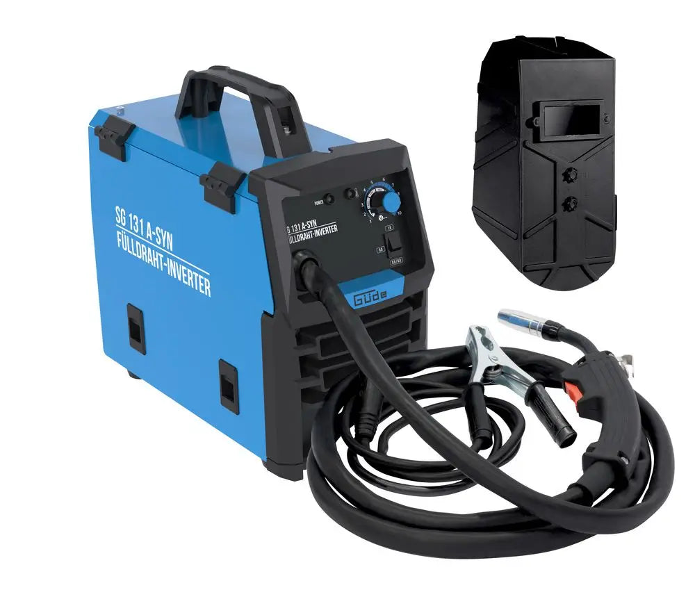 Saldatrice a filo animato Güde SG 131 A-SYN – inverter 20-120 A, senza gas, sinergica