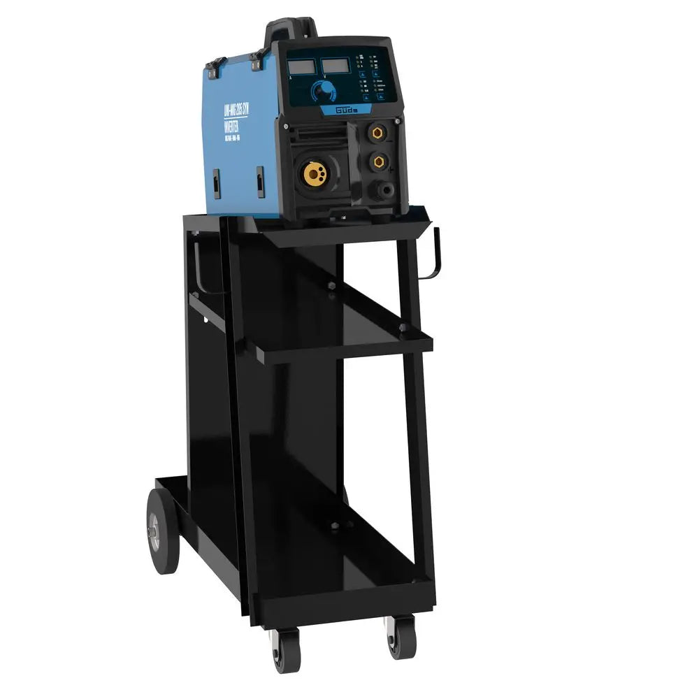 Soldadora inverter multiproceso Güde Uni-Mig 205 SYN – MIG/MAG, MMA, hilo tubular y TIG