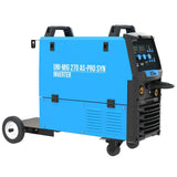 Soldadora multiproceso Güde Uni-Mig 270 AS-Pro SYN – inverter trifásico 400V, MIG/MAG, MMA, hilo tubular y TIG
