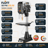 Taladro de columna Flott SB P40 STG PV electronic