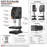 Trapano a colonna Flott TB 13 Plus B16