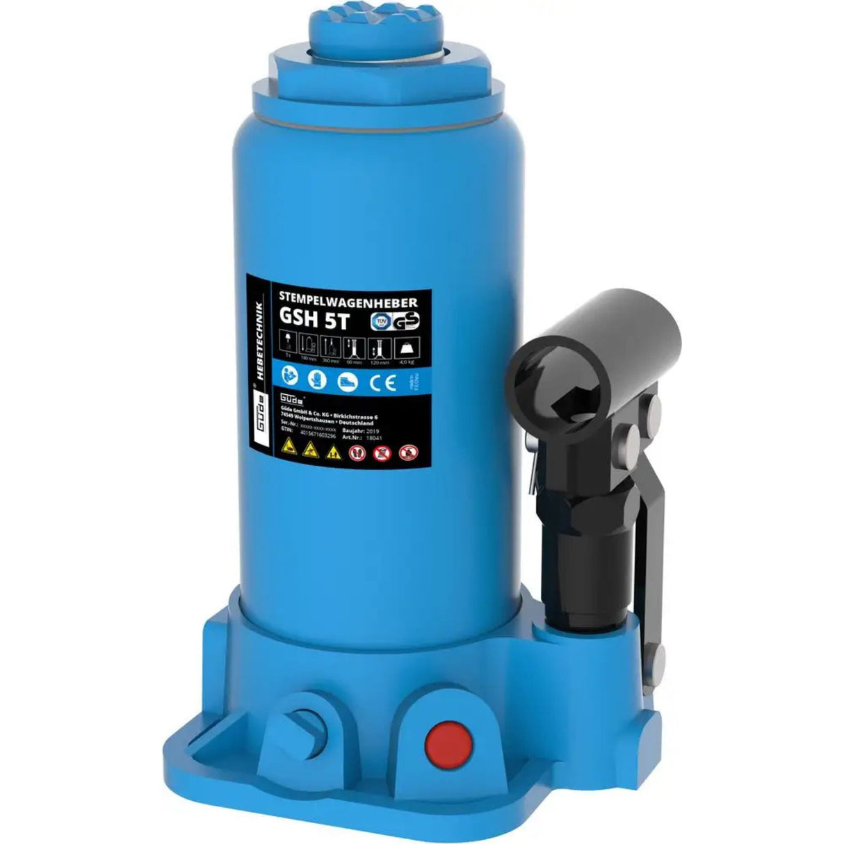 Cric a bottiglia Güde GSH-5T