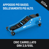 Sollevatore idraulico a carrello Güde GRH 2.5/510L