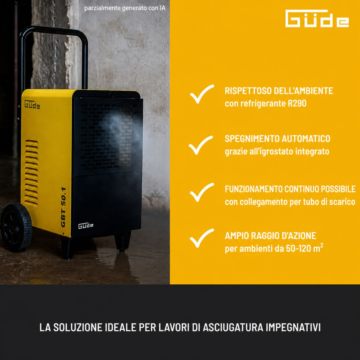 Güde Deumidificatore GBT 50.1