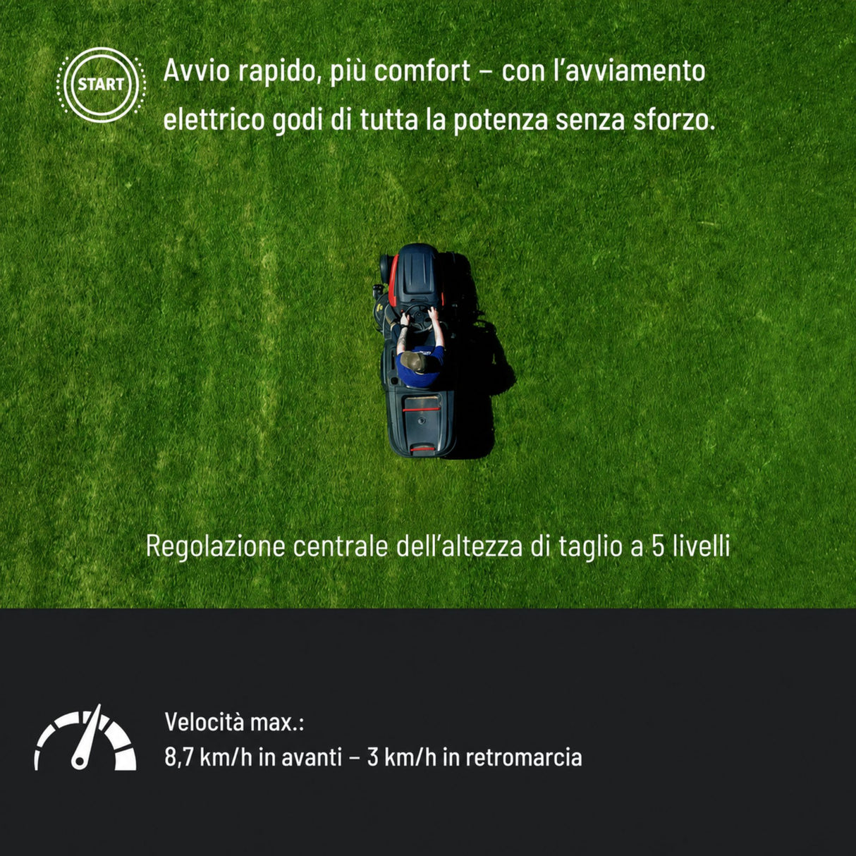 Trattorino tagliaerba Güde GAR 685 T