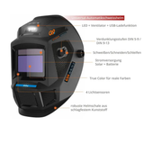 Equipo para soldadura Guede GÜDE casco automático para soldadura