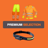 Dispositivo de protección individual Ardon Kit seguridad alta visibilidad con lámpara frontal LED