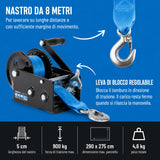 Verricello a cinghia Güde GGHW 900/8