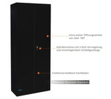 Banco da lavoro Guede Armadio porta attrezzi TYPE B Black Line