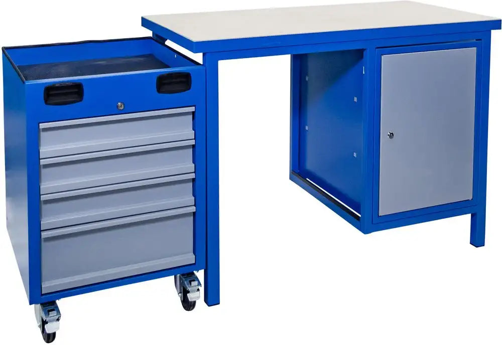 Banco da lavoro Guede da lavoro 1200 SLT MULTI con carrello integrato