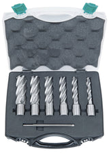 Set fresa a corona standard HSS CDL, 14 - 24 mm, profondità di foratura 50 mm