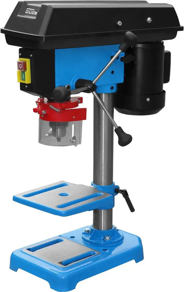 Combo taladro de columna Güde GTB 13/355 con mordaza y brocas HSS
