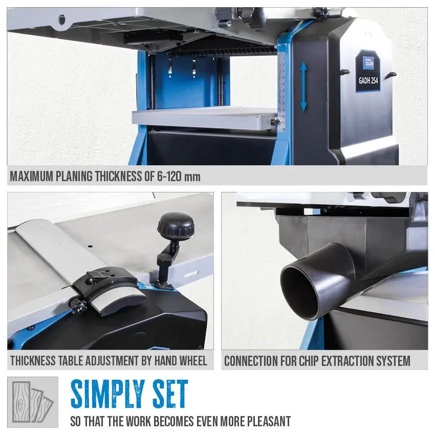 Pialla filo e spessore Guede GADH 254 – Precisione e potenza 1500 W