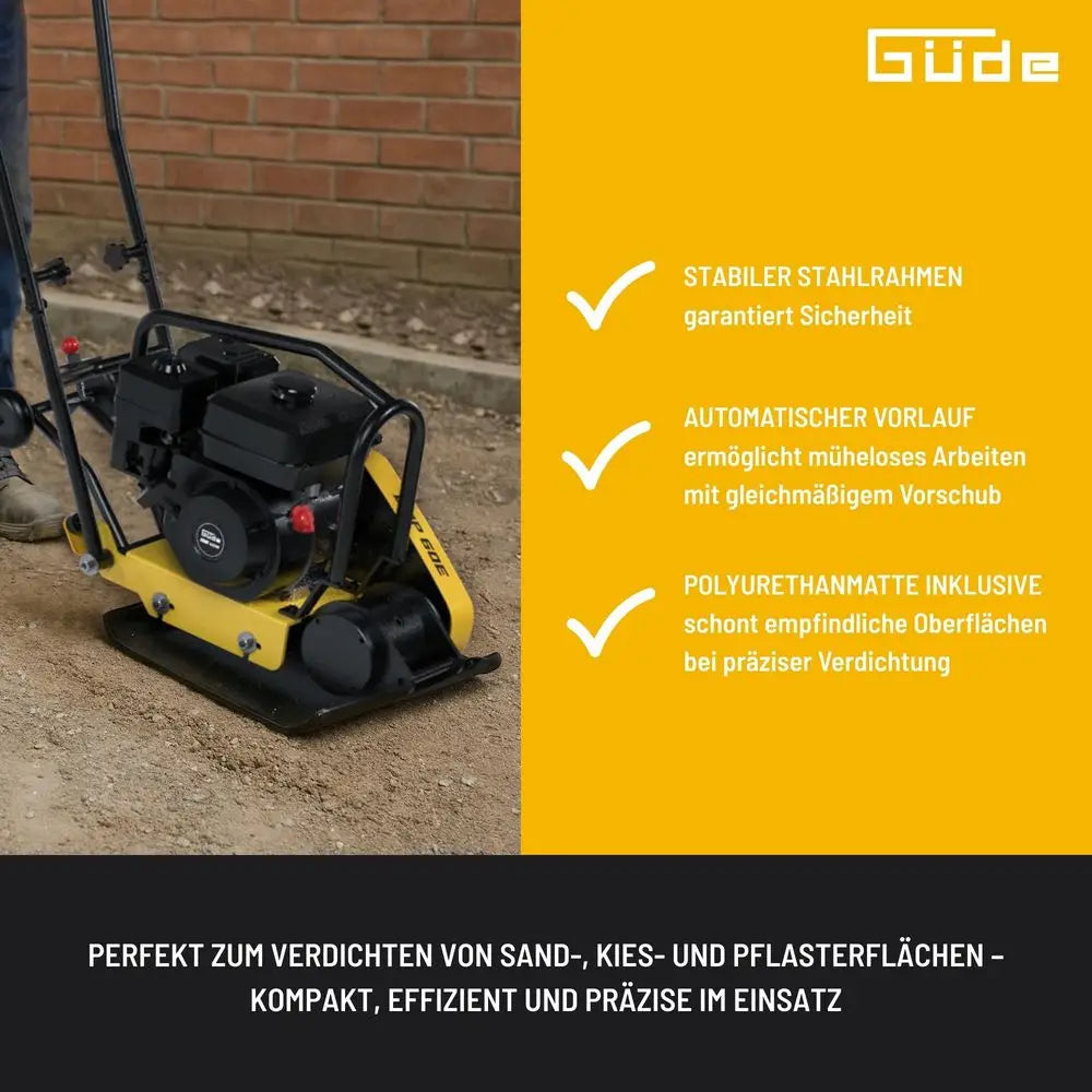 Placa vibrante Güde GRP 60E