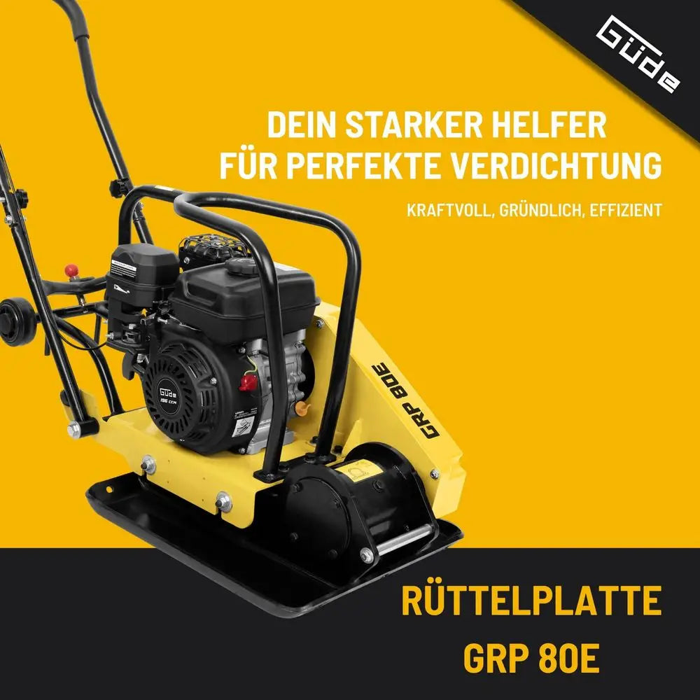 Placa vibrante Guede GRP 80E – 80 mm