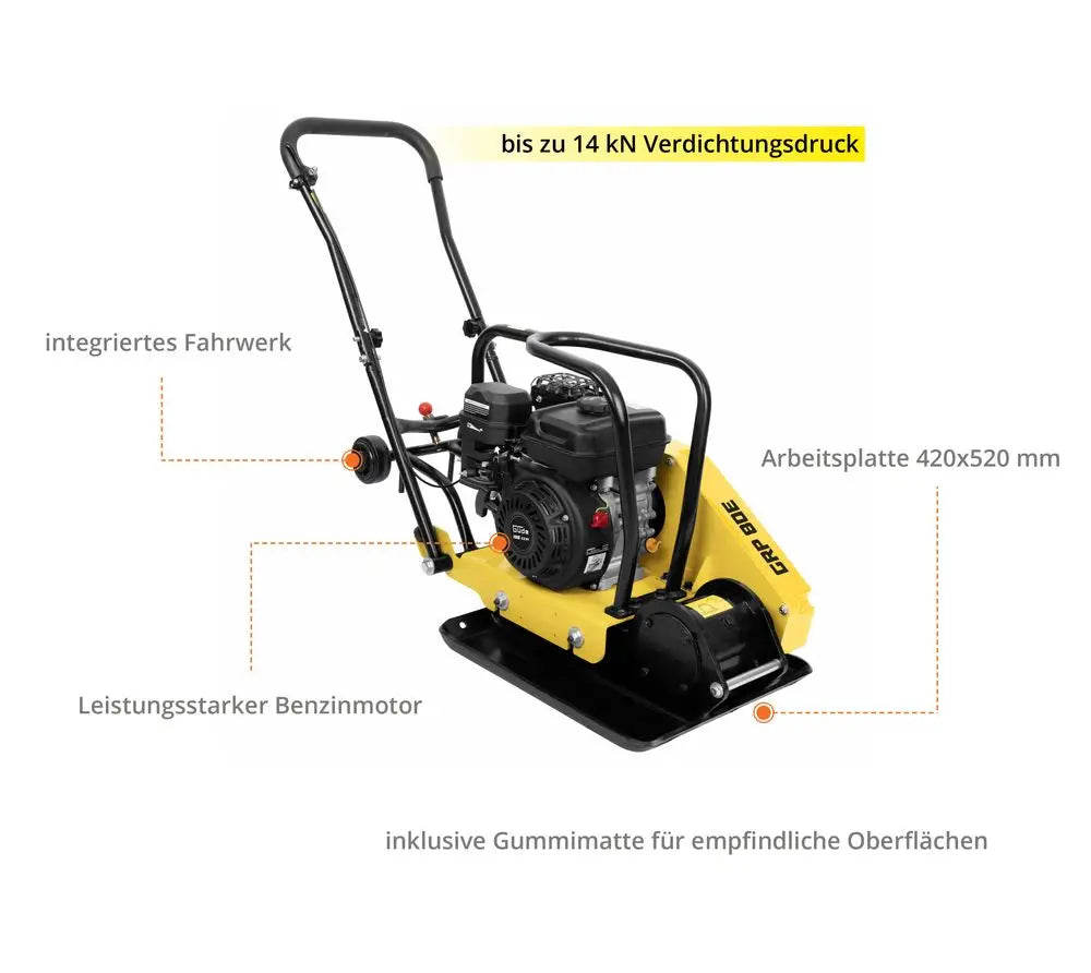 Placa vibrante Guede GRP 80E – 80 mm