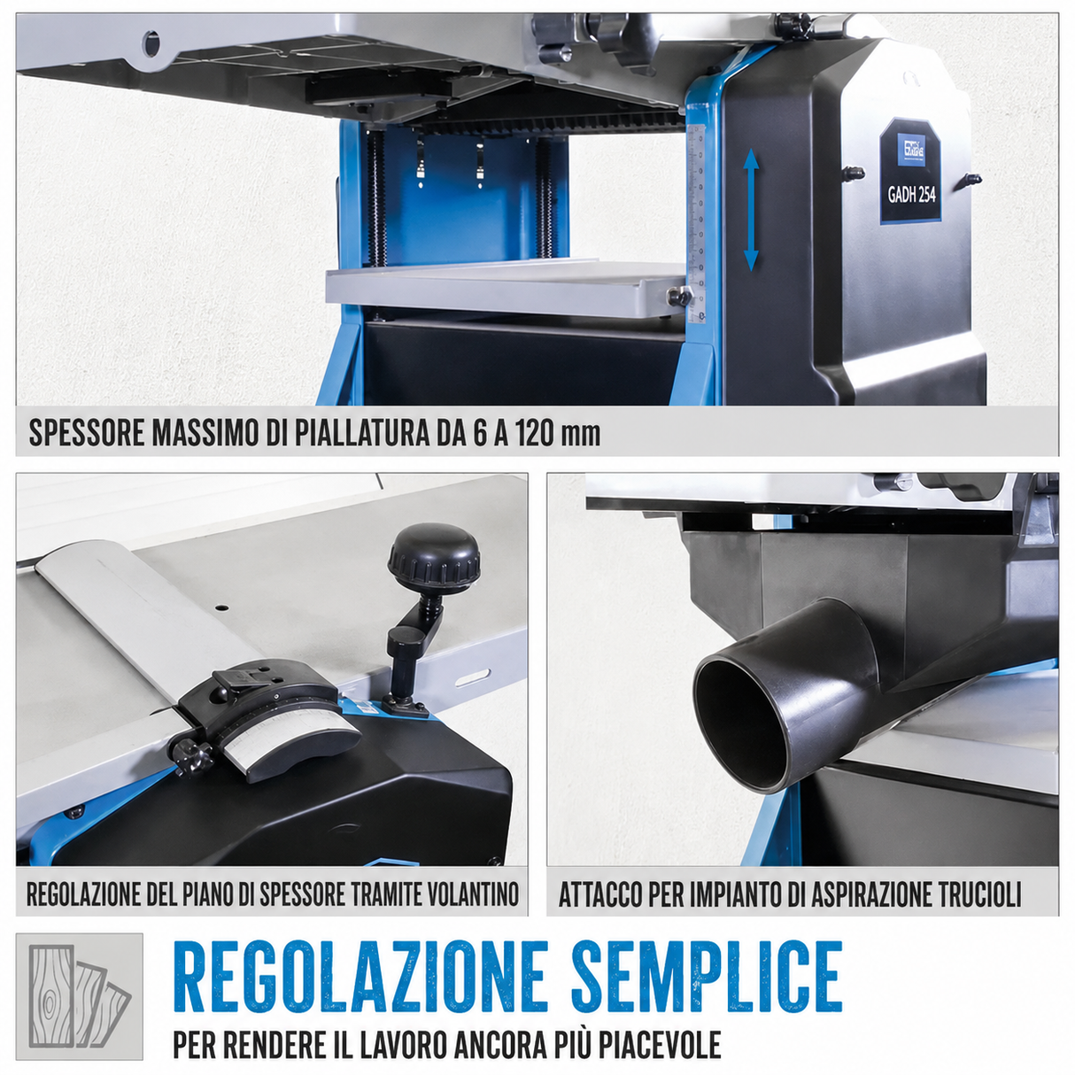 Pialla a filo e spessore Guede filo e spessore GADH 254
