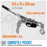 Polipasto a palanca manual Güde HS-2000